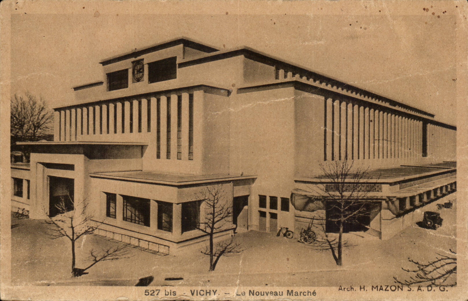 Vichy — Le Nouveau Marché — Arch. H. MAZON S.A.D.G.