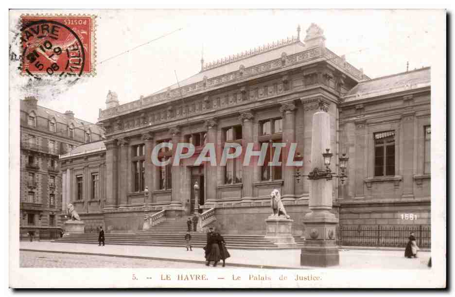 CPA Le Havre Le palais de justice