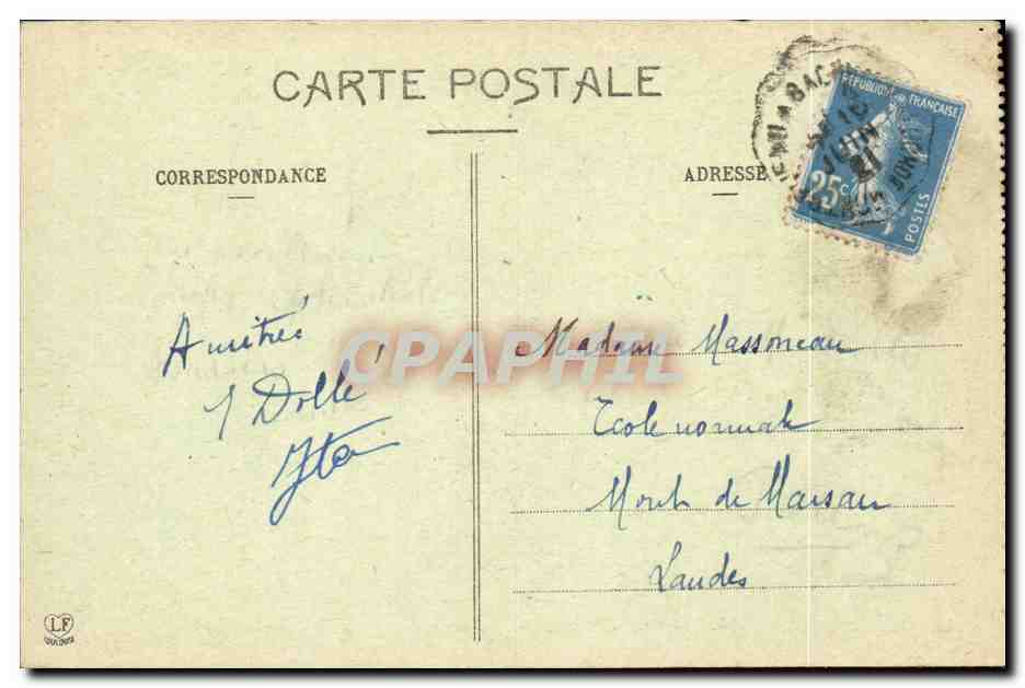 CPA Saint Bertrand de Comminges La galerie des tombeaux — Verso