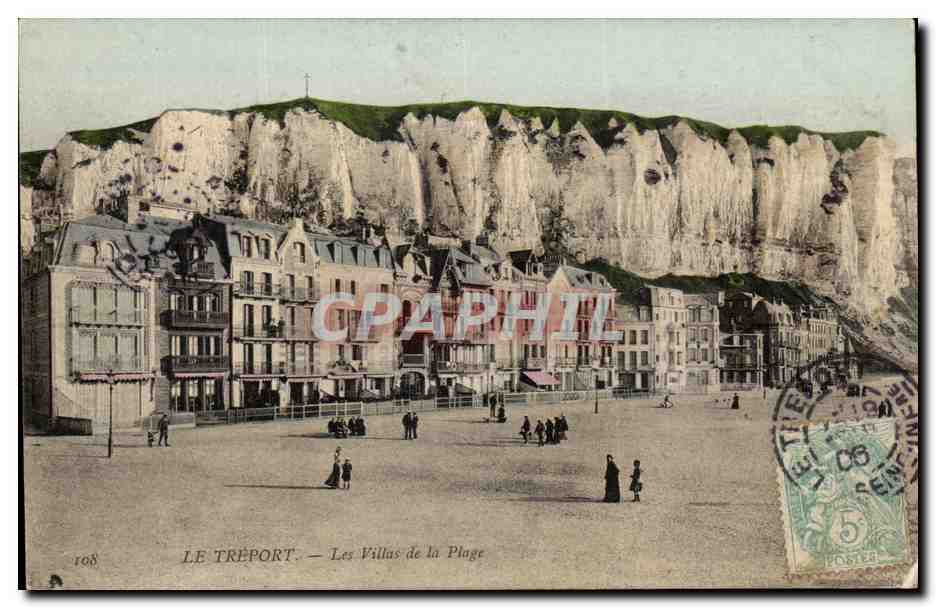 CPA Le Treport Les villas de la plage