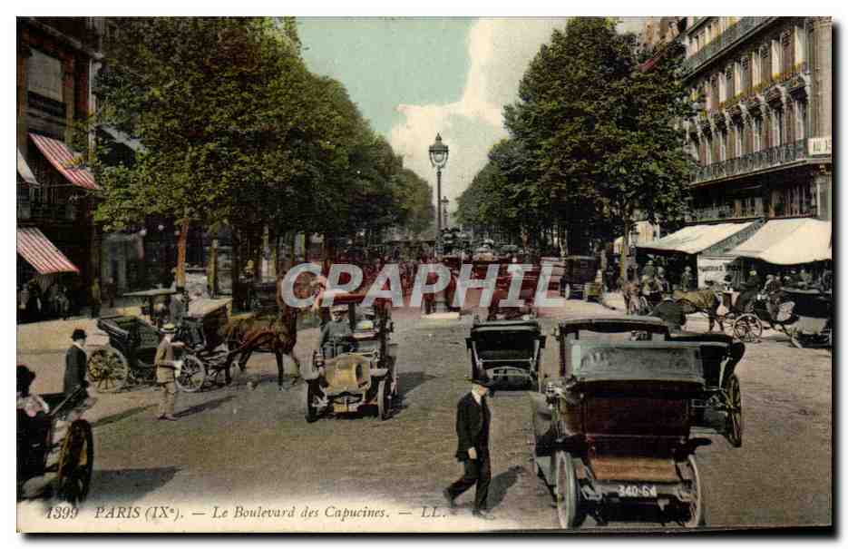 Paris CPA Le boulevard des Capucines