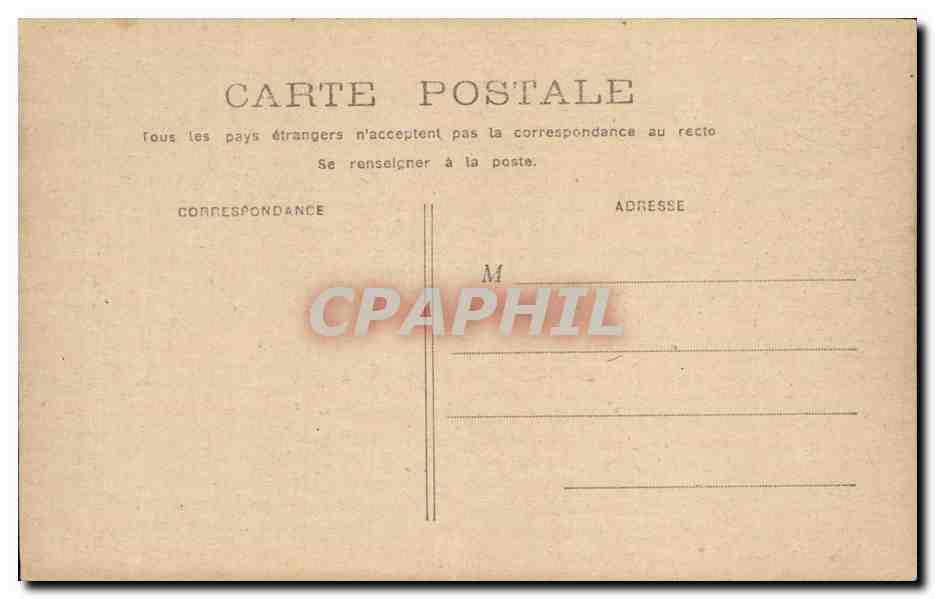 Paris CPA Opera — Rückseite