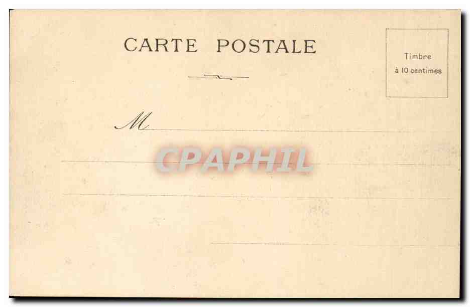 Paris CPA Rue de Rivoli — Verso