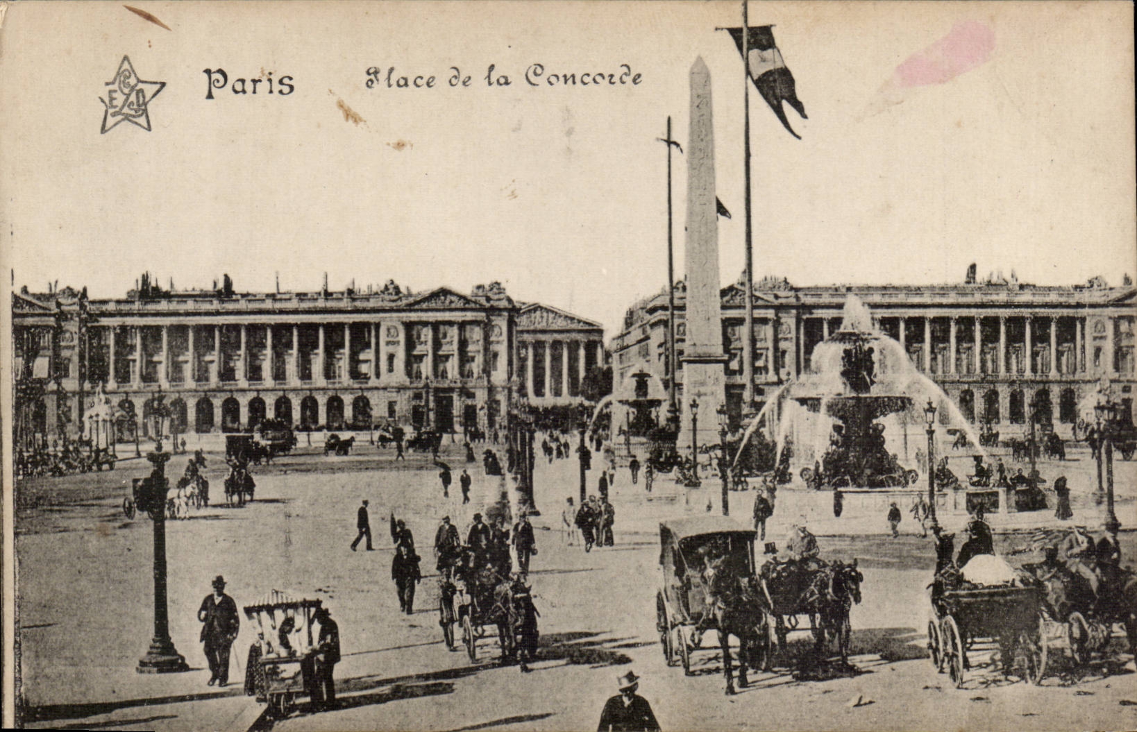 Paris CPA Place de la Concorde