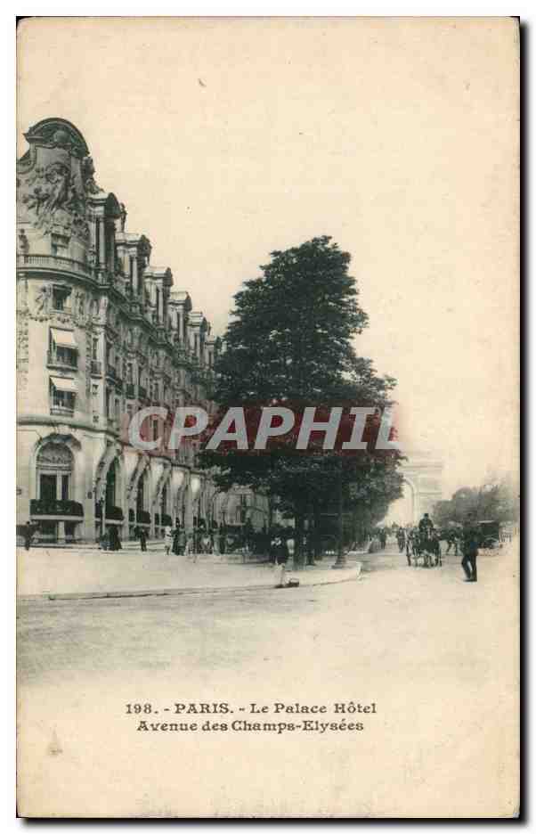 Paris CPA Le Palace Hotel Avenue des Champs Elysees