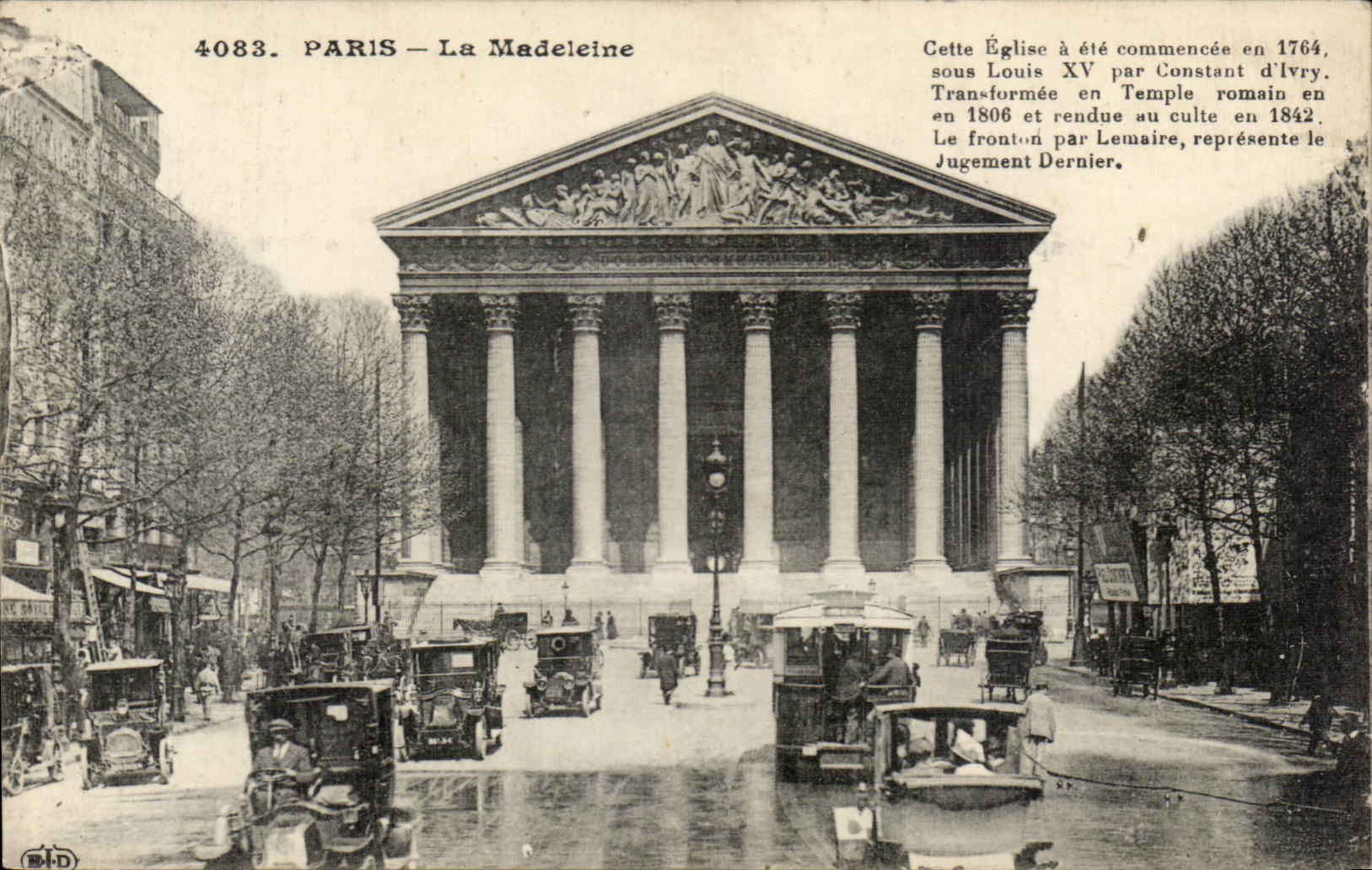 Paris CPA La Madeleine