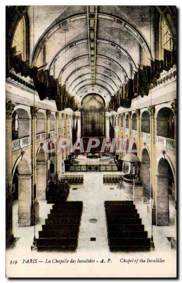 Paris CPA La chapelle des invalides 