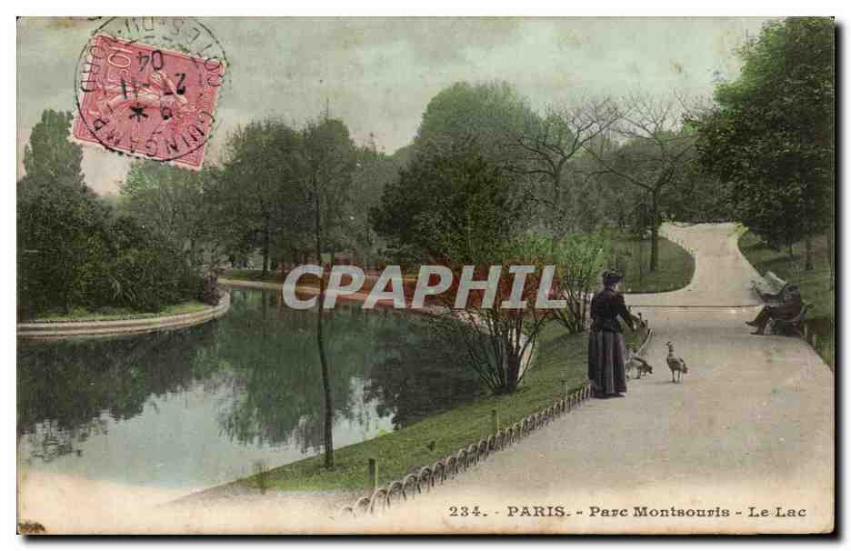 Paris CPA Parc Montsouris Le lac