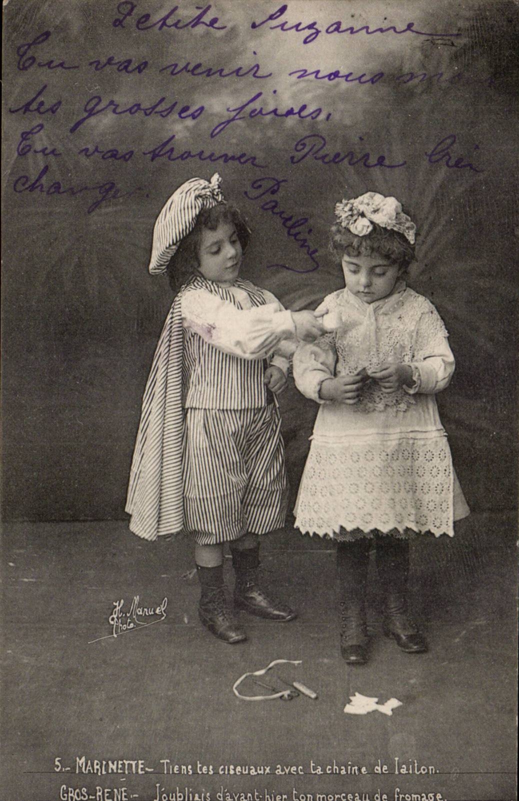 CPA Fantaisie Enfants Marinette