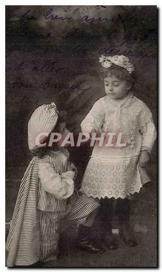 CPA Fantaisie Enfants Marinette