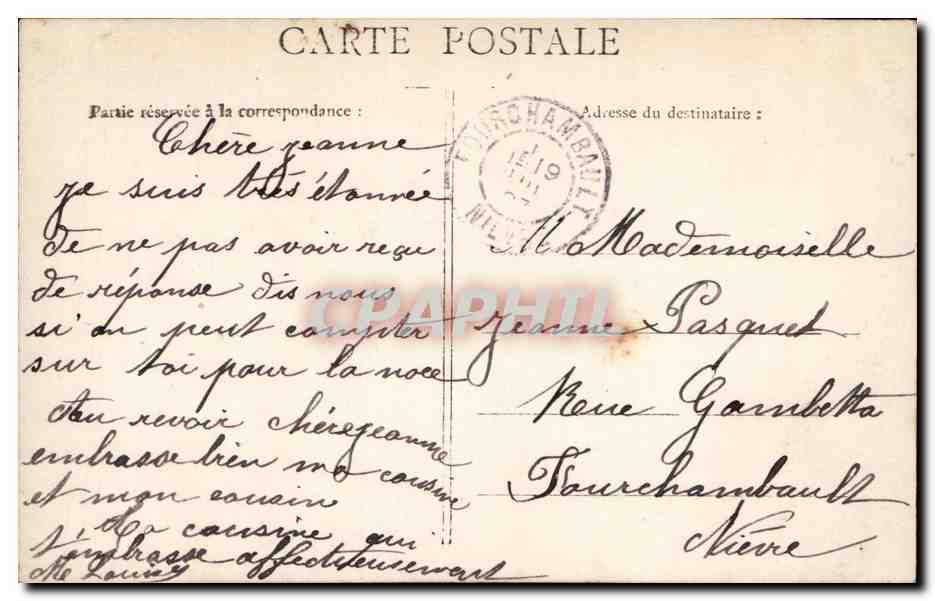 CPA Fantaisie Enfants — Rückseite