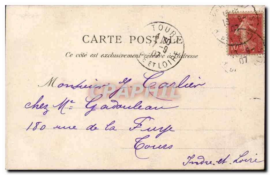CPA Fantaisie Enfants — Verso