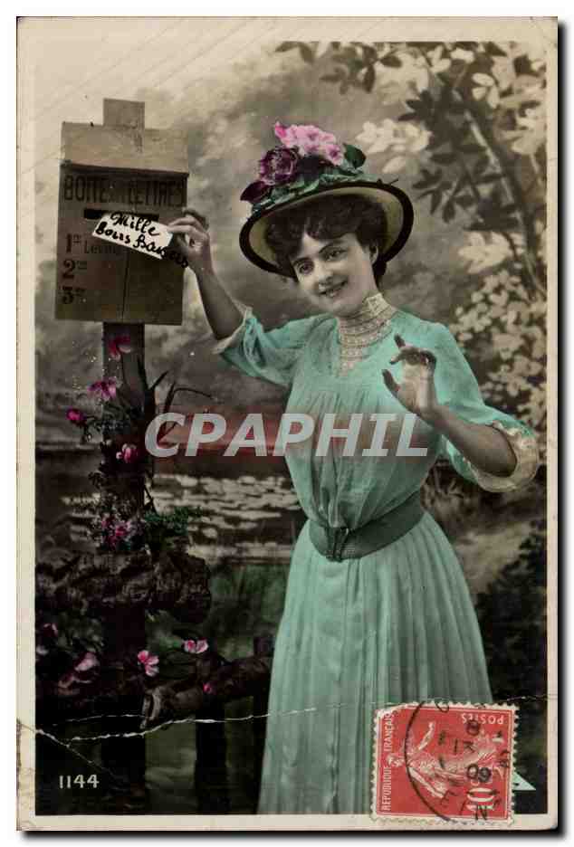 CPA Fantaisie Femme