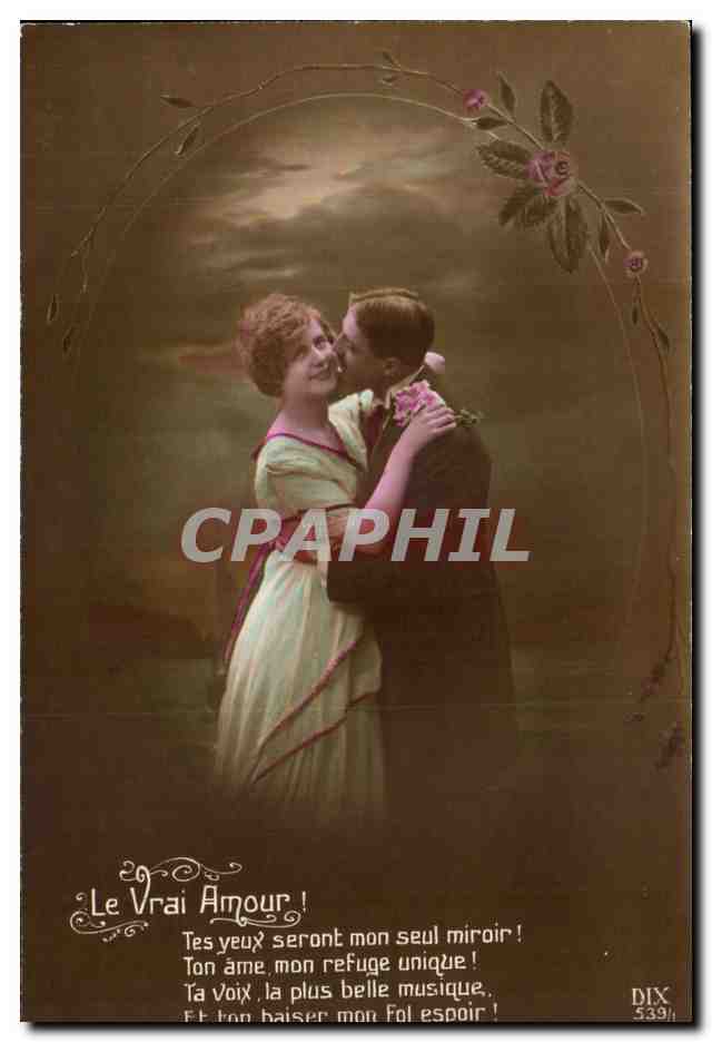 Le Vrai Amour — poème amoureux — DIX 539