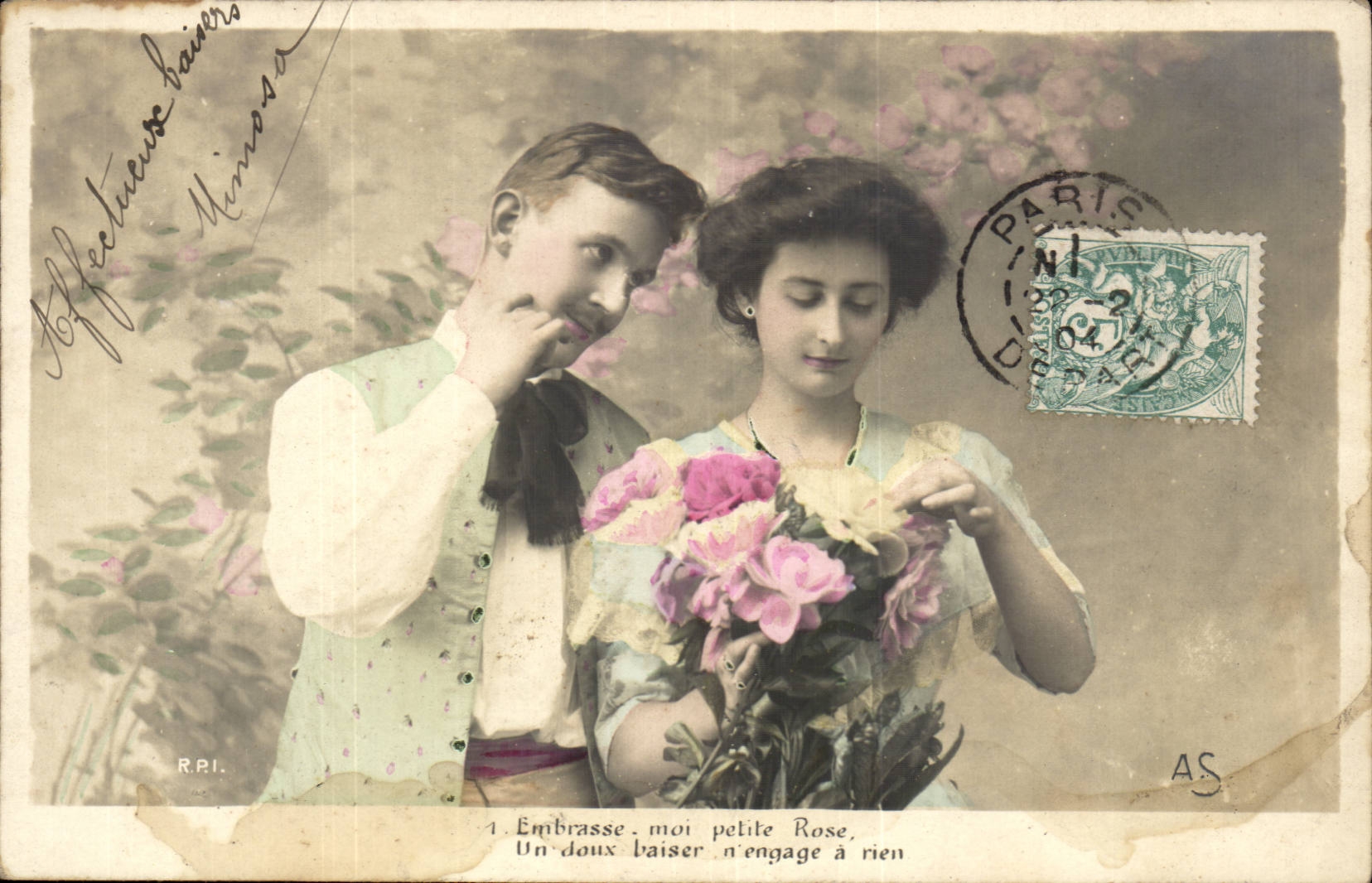 Ich küsse dich, kleine Rose — Ein sanfter Kuss bindet nichts — R.P.I. n°1