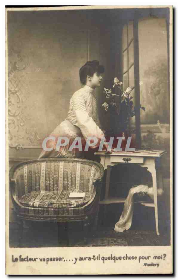 Woman at the Window — Waiting for the Postman — Modery