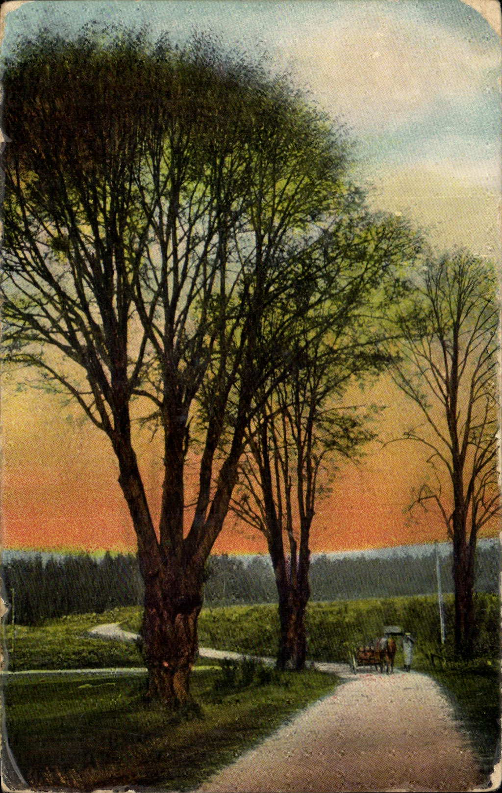 CPA Fantaisie Paysage