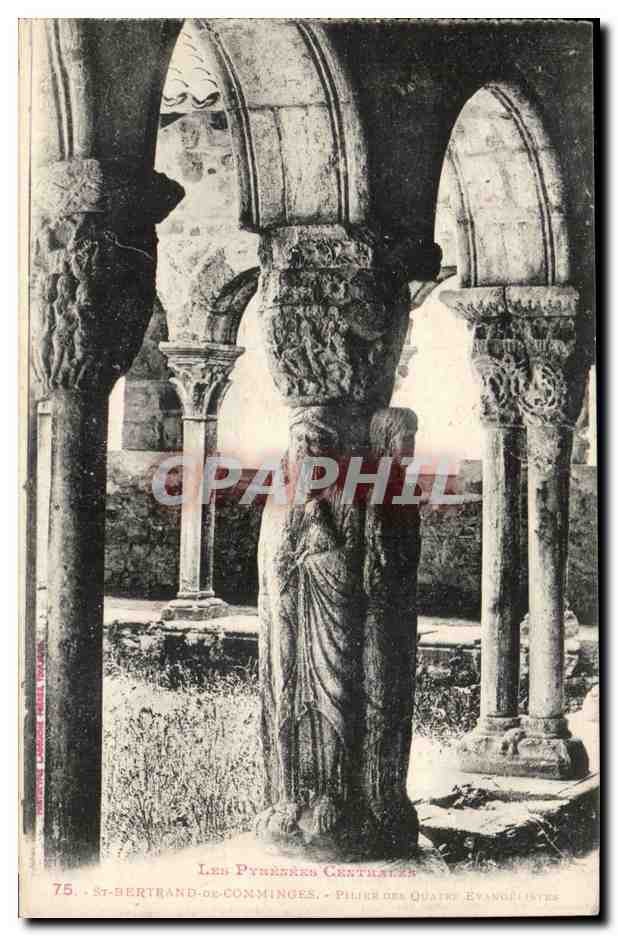 Saint Bertrand de Comminges CPA Pilier des quatre evangelistes