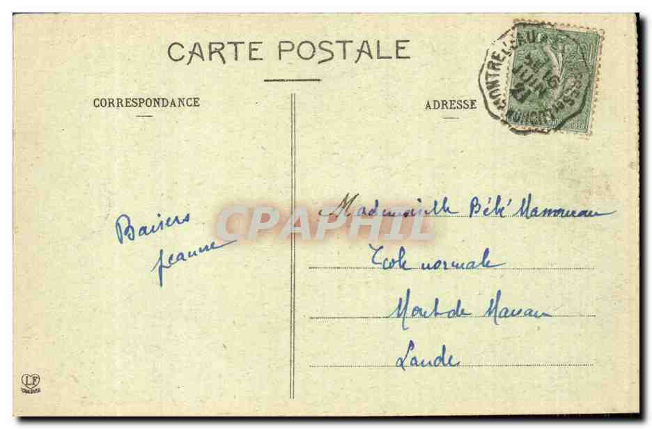 Saint Bertrand de Comminges CPA Pilier des quatre evangelistes — Verso