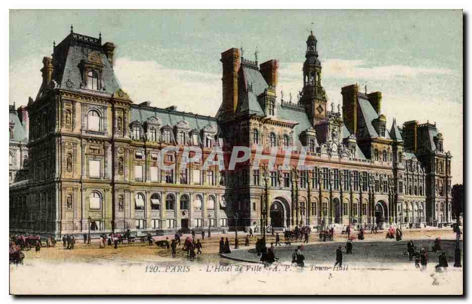 Paris CPA Hotel de ville
