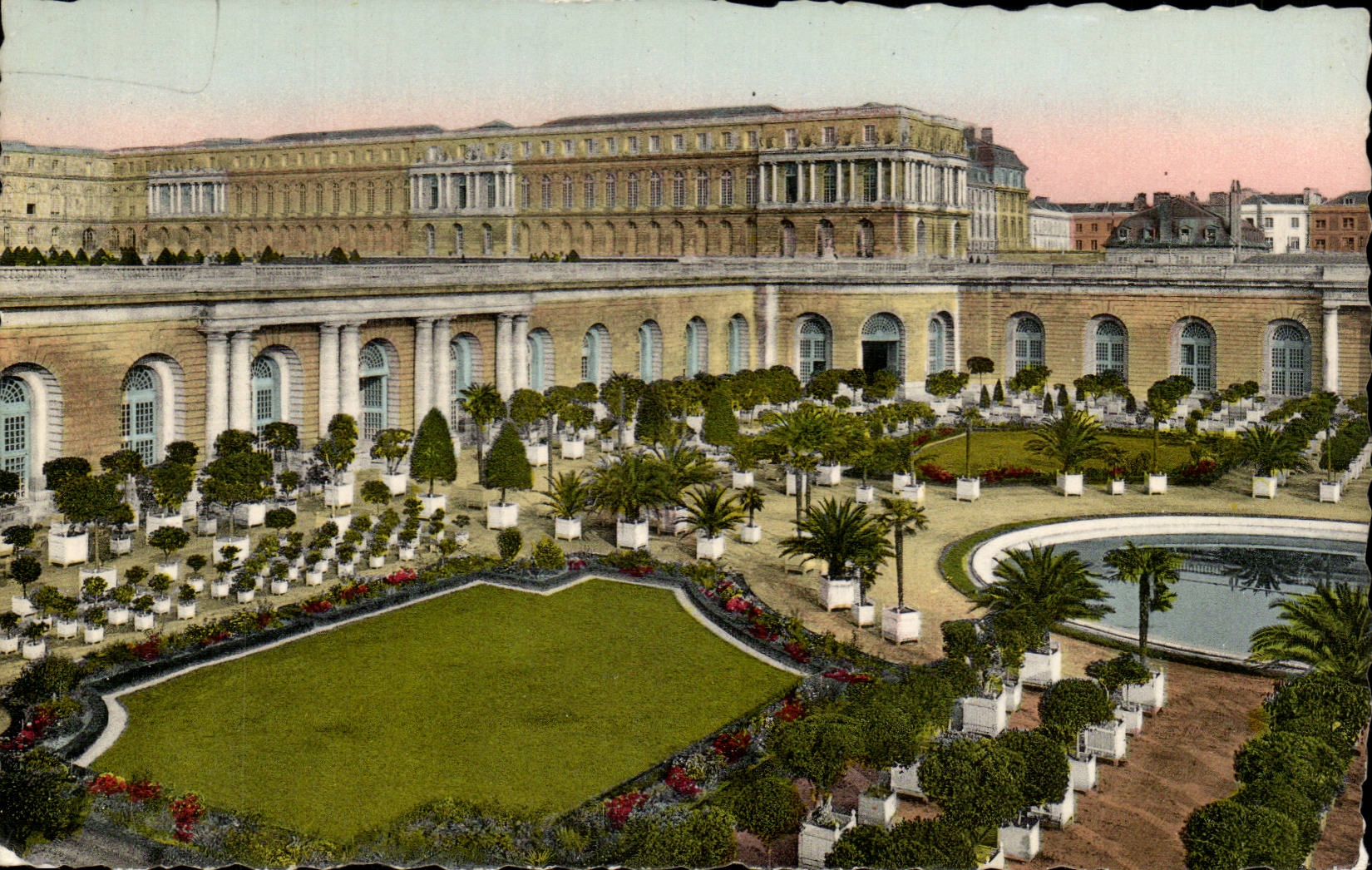 Versailles CPA Le chateau L'orangerie