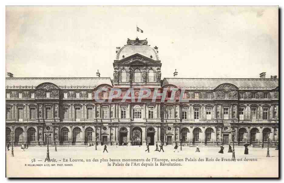 Paris CPA Le Louvre