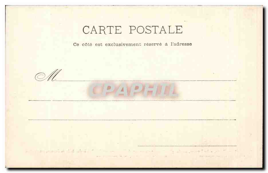 Paris CPA Le Louvre — Rückseite