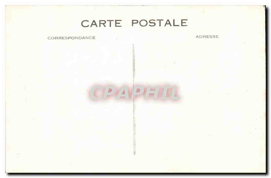 Paris Saint Severin CPA De la rue Saint SEverin — Verso