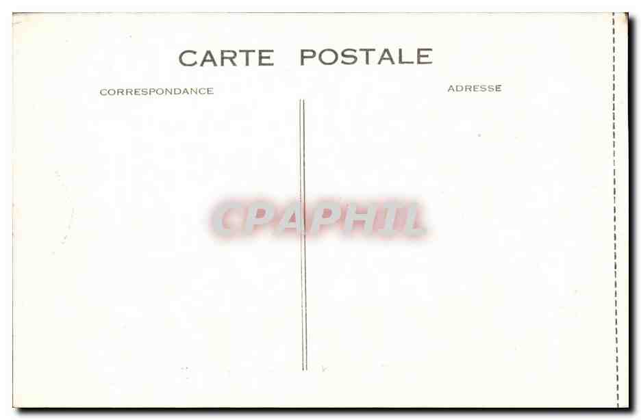 Paris Saint Severin CPA La grande nef — Verso
