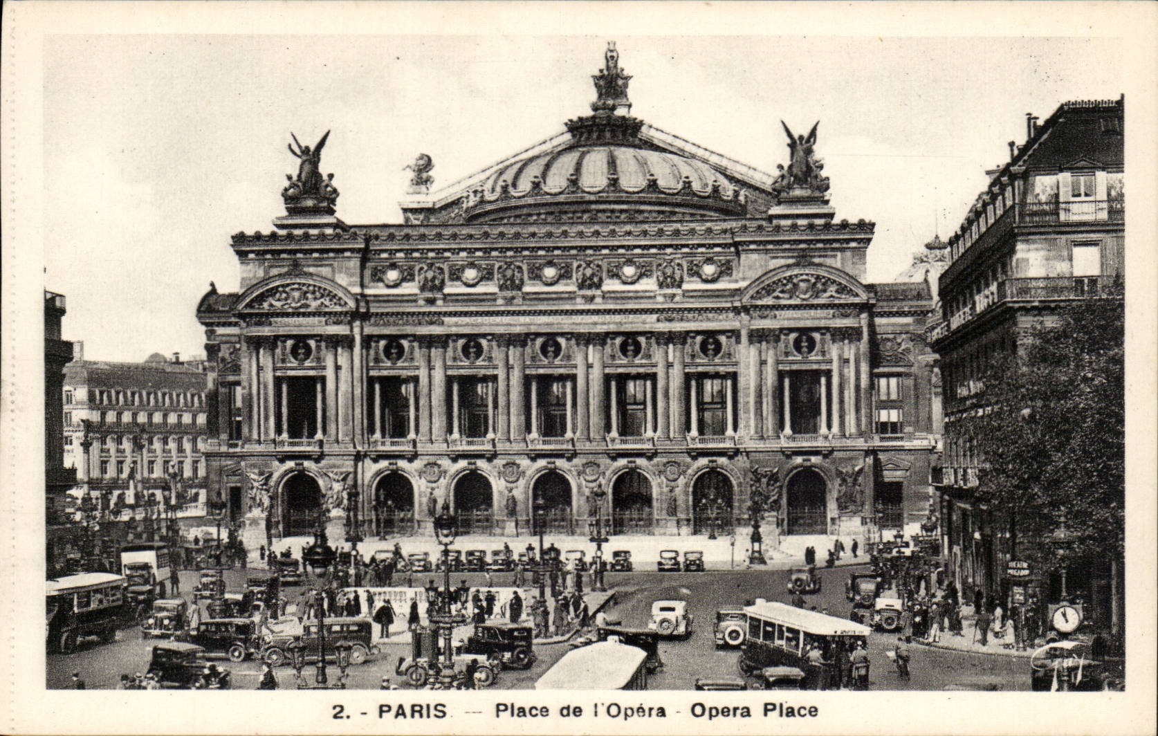 Paris CPA Place de l'opera