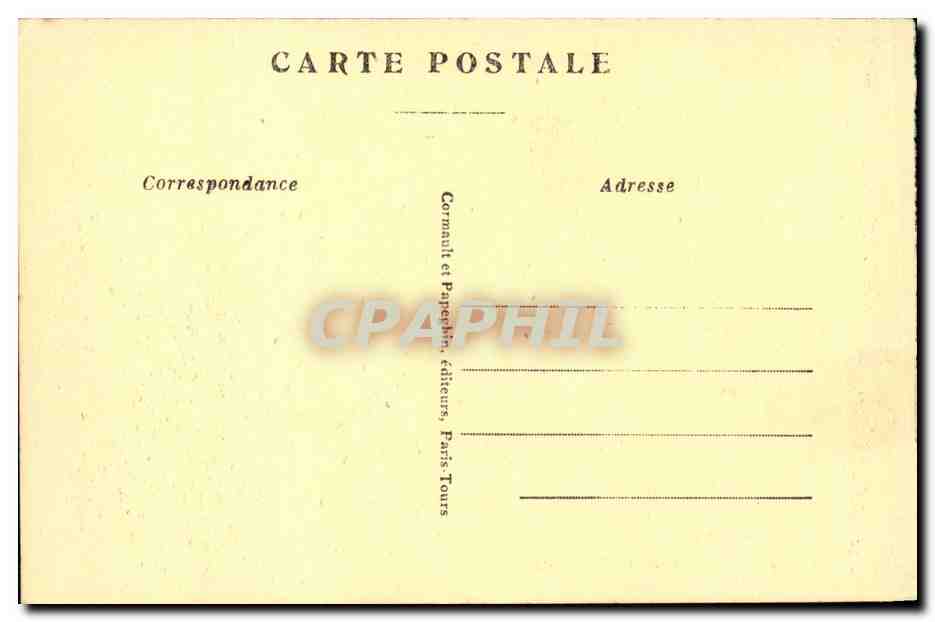 Paris CPA Eglise de la Madeleine — Rückseite