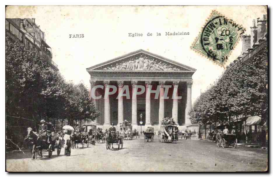 Paris CPA Eglise de la Madeleine