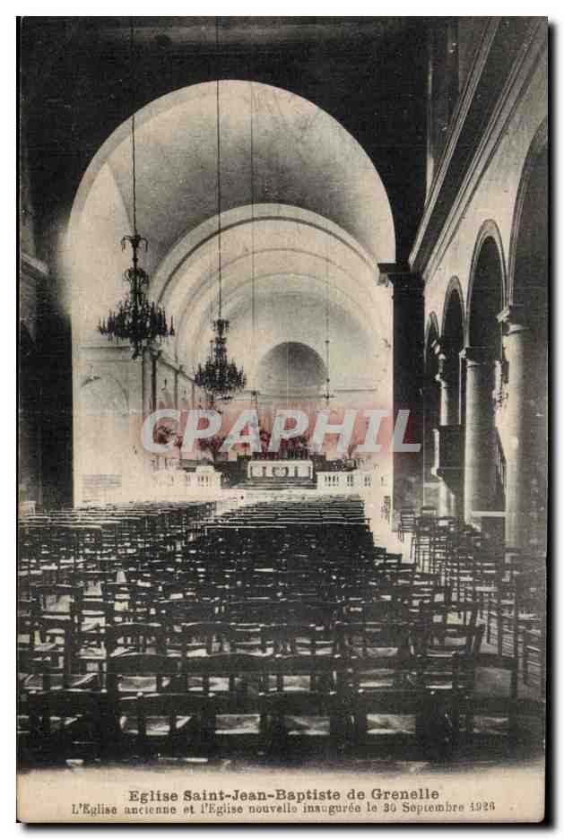 Paris CPA Eglise Saint Jean Baptiste de Grenelle 