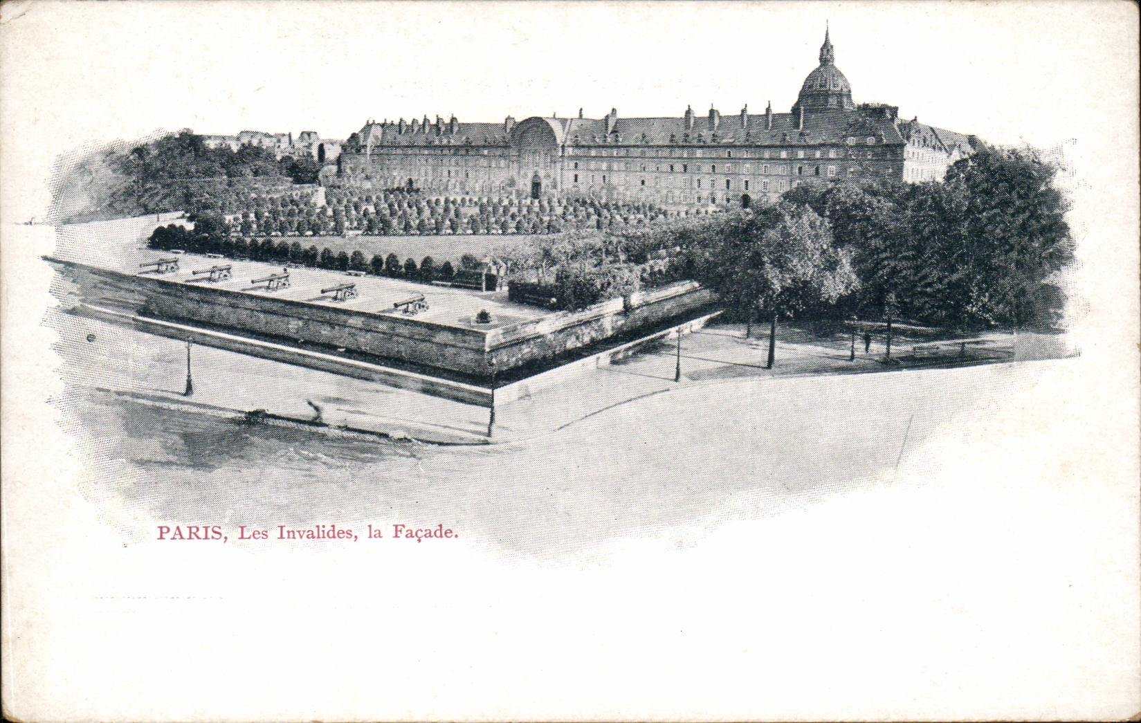 Paris CPA Les Invalides La facade