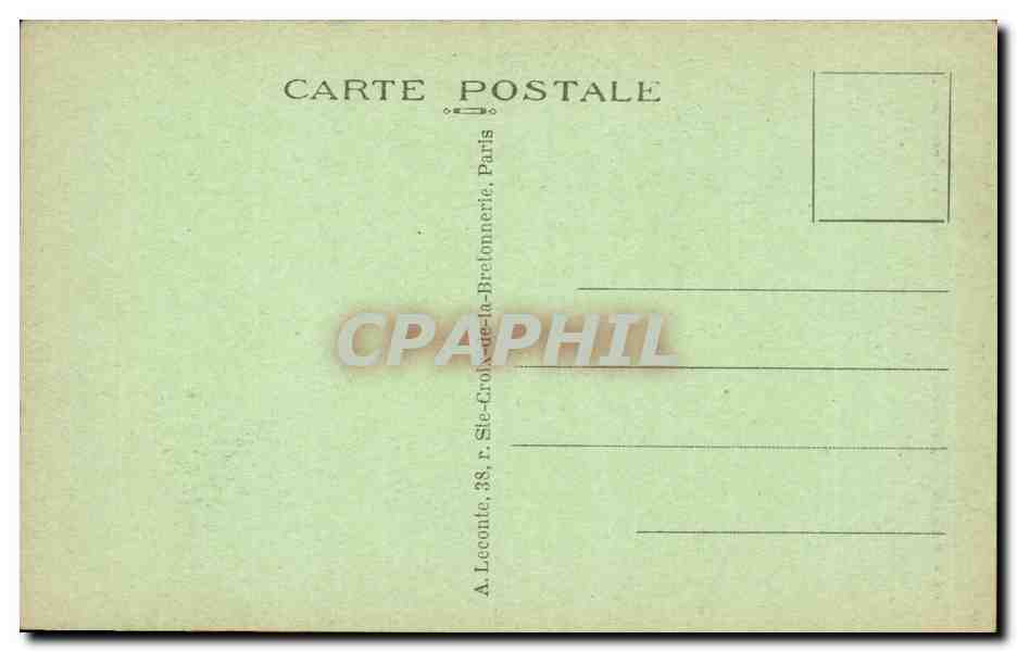 Paris CPA Le Senat — Verso
