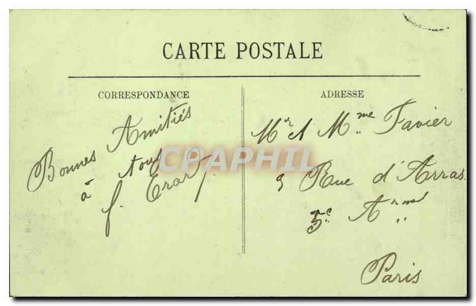Paris CPA L' Ecole polytechnique — Rückseite