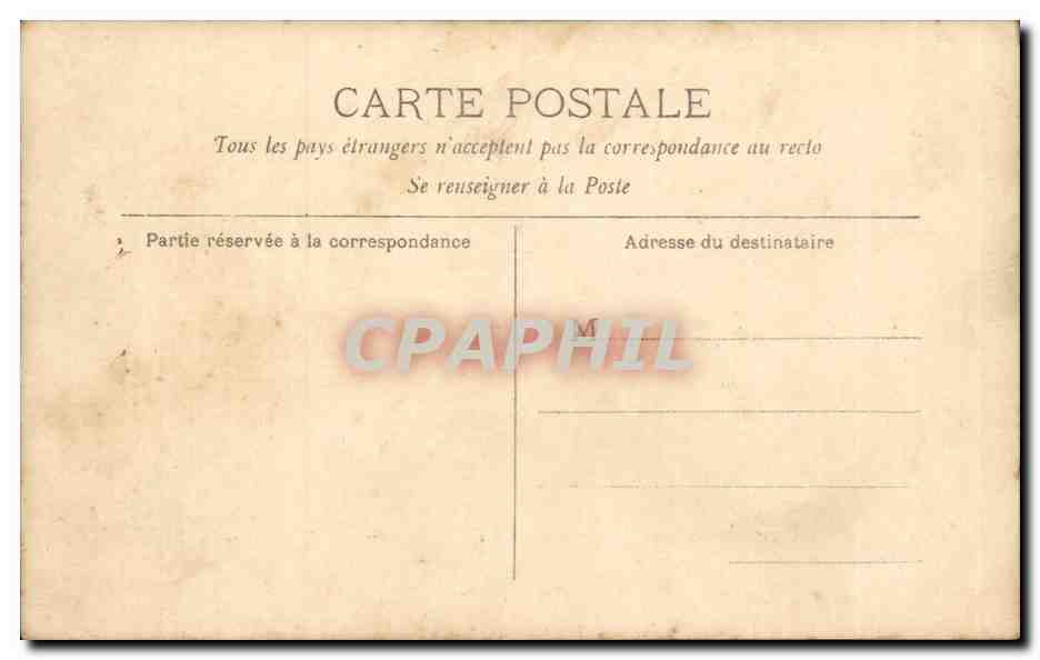 CPA CARTE PHOTO Maison Vieillard et enfant — Rückseite
