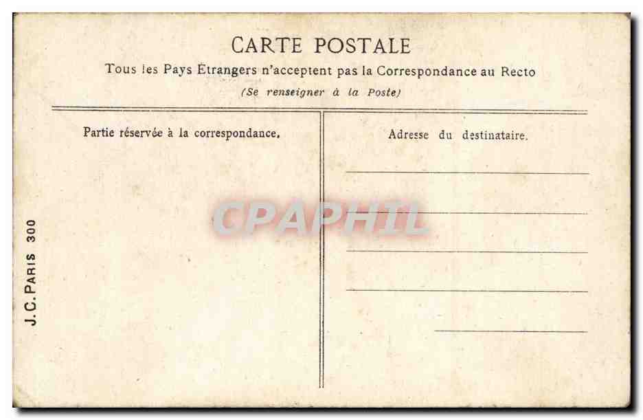 CPA Fantaisie Femme — Rückseite