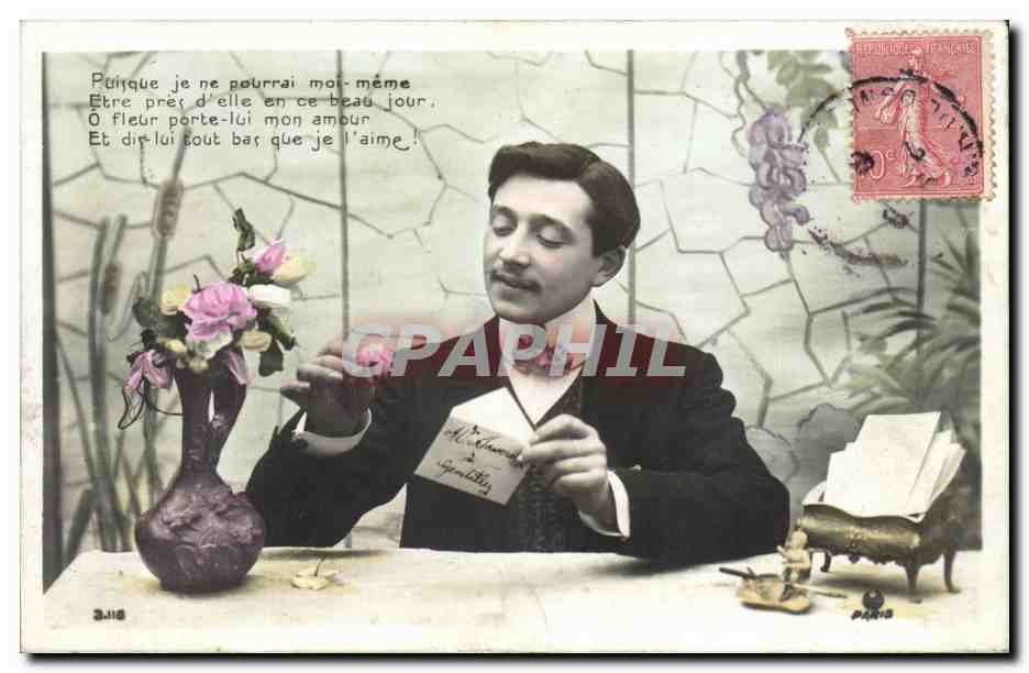 CPA Fantaisie Homme
