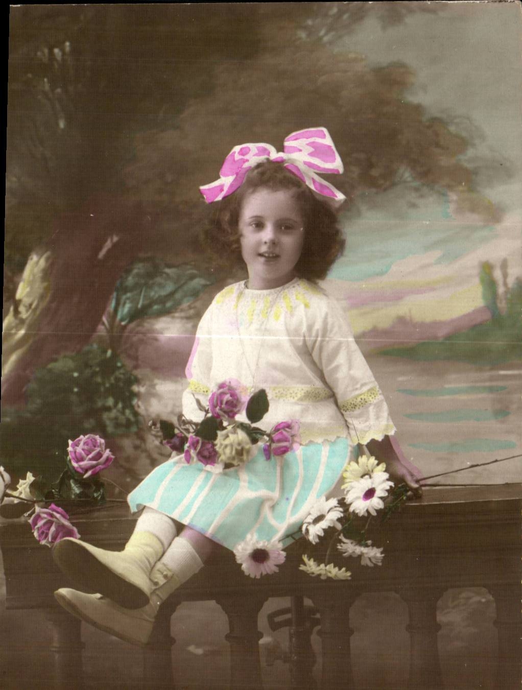 CPA FAntaisie Enfant Fille
