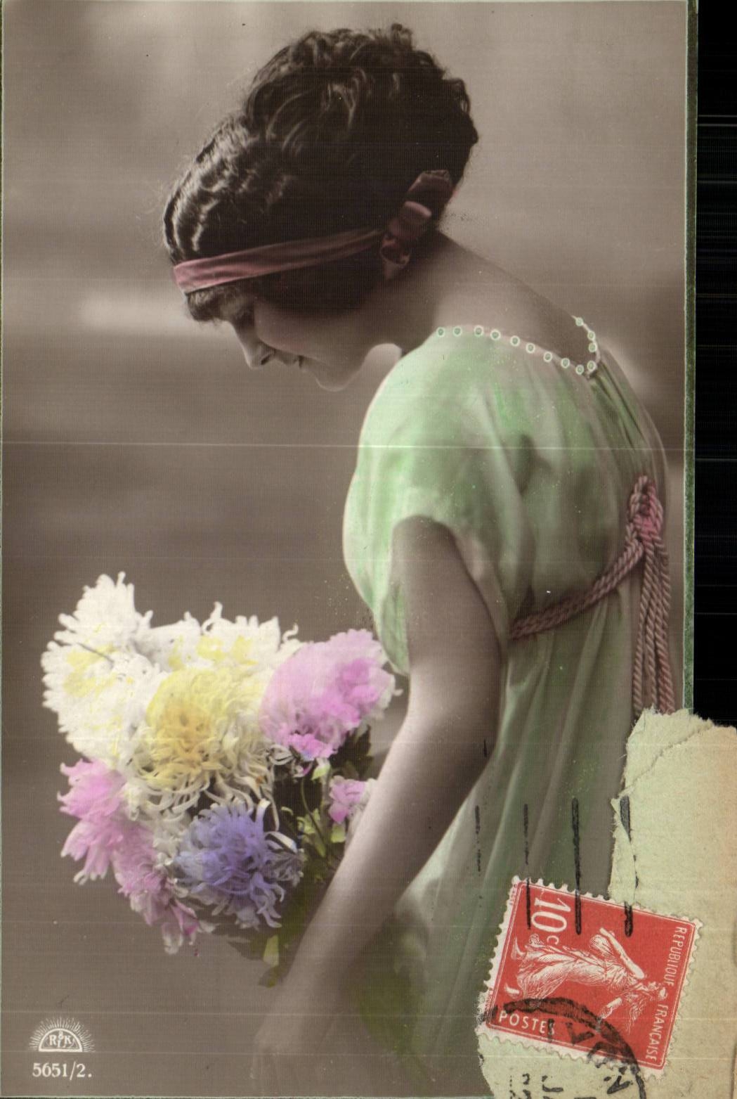 CPA Fantaisie Femme 