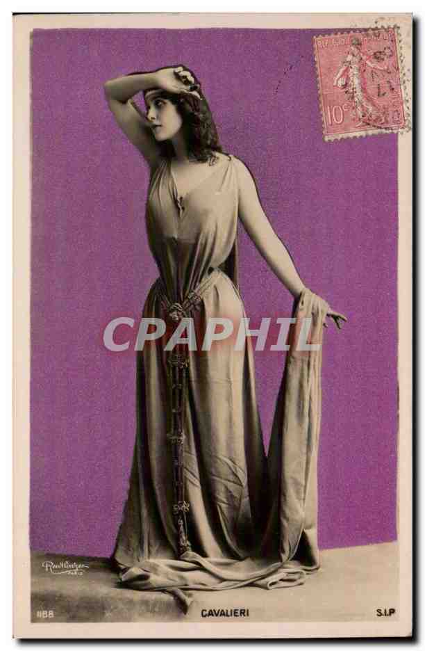 Cavalieri — Portrait de la danseuse — Paul Natterer, n° 88, S.I.P.