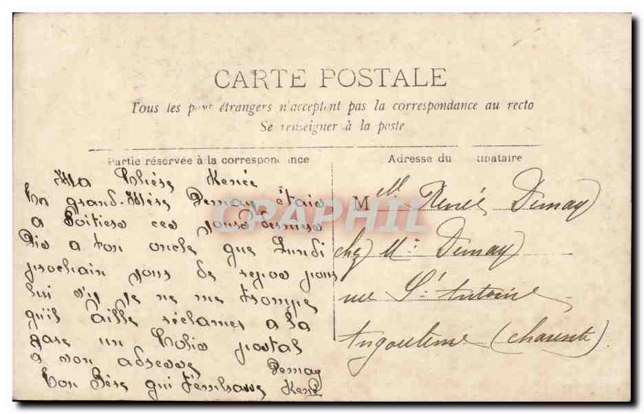 Madame Vincourt — Portrait de scène — Photographe Paul Rulliger, n°1188 — Verso
