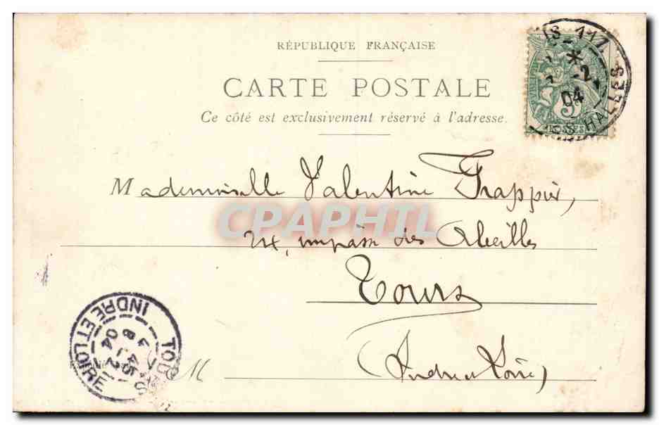 Paris — La Place de la Concorde, Vue la nuit — Maxims — Verso