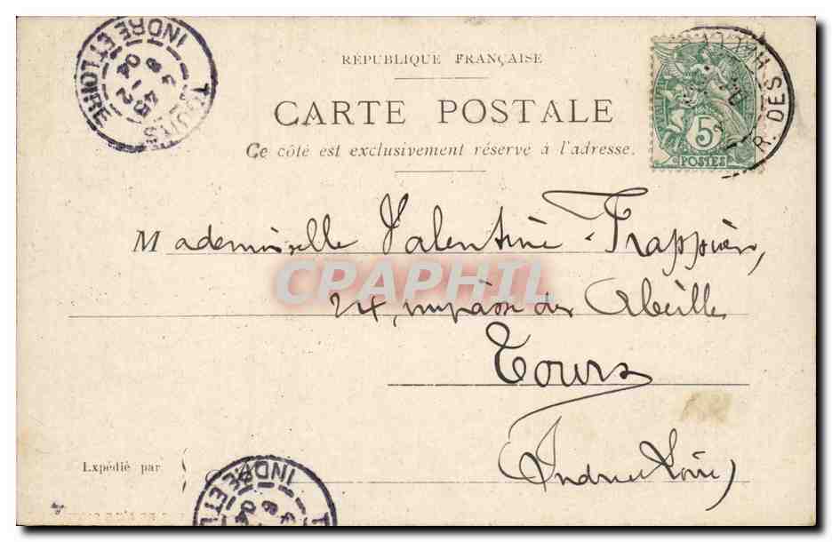 Paris — Notre-Dame vue de l'Île Saint-Louis — éditeur non identifié, n° de série 39 — Verso