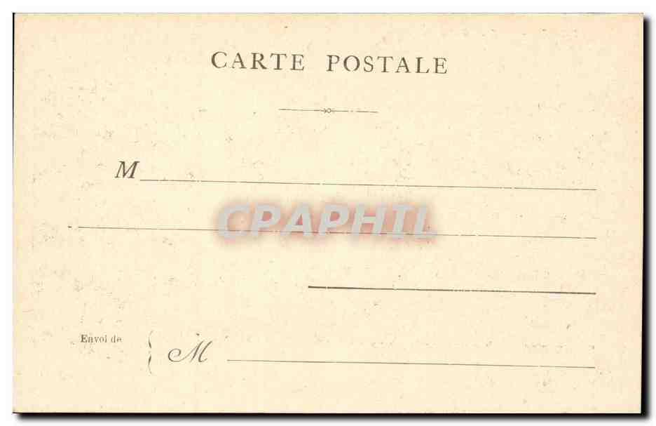 Paris CPA Palais royal — Verso