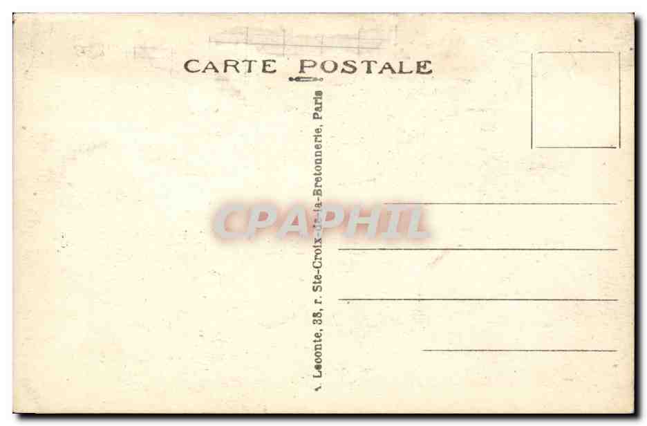 Paris CPA Place Vendome  — Rückseite