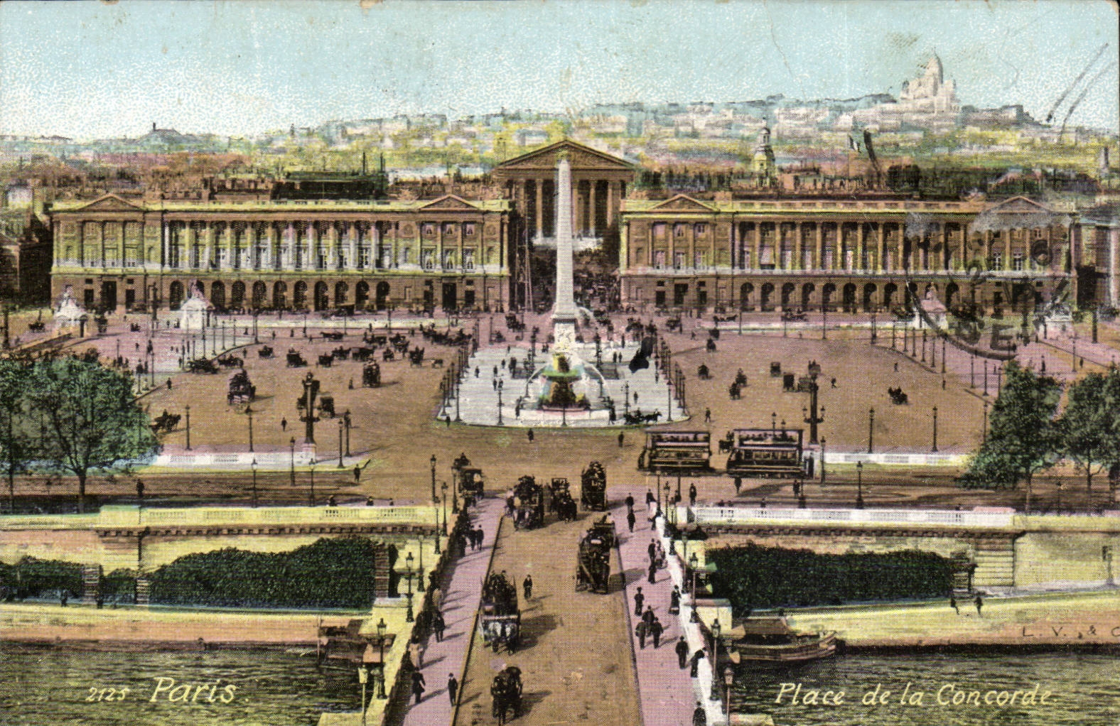 Paris CPA Place de la concorde