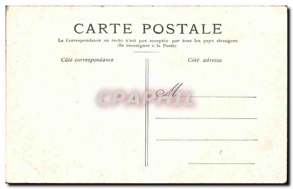 Paris CPA Boulevard Bonne Nouvelle — Rückseite