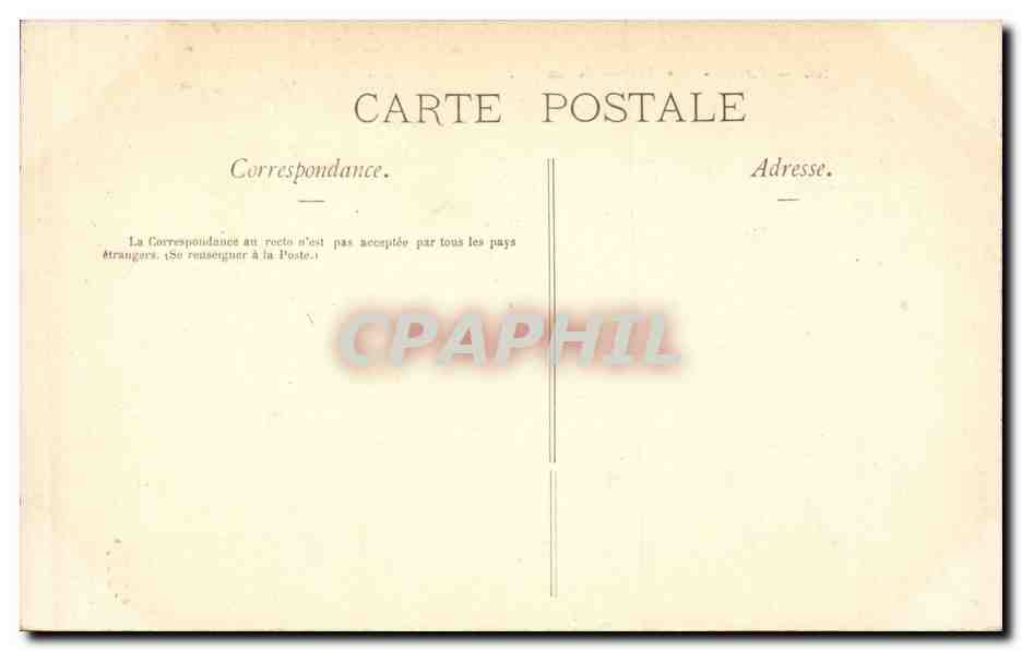 Paris CPA Les arenes de Lutece — Rückseite
